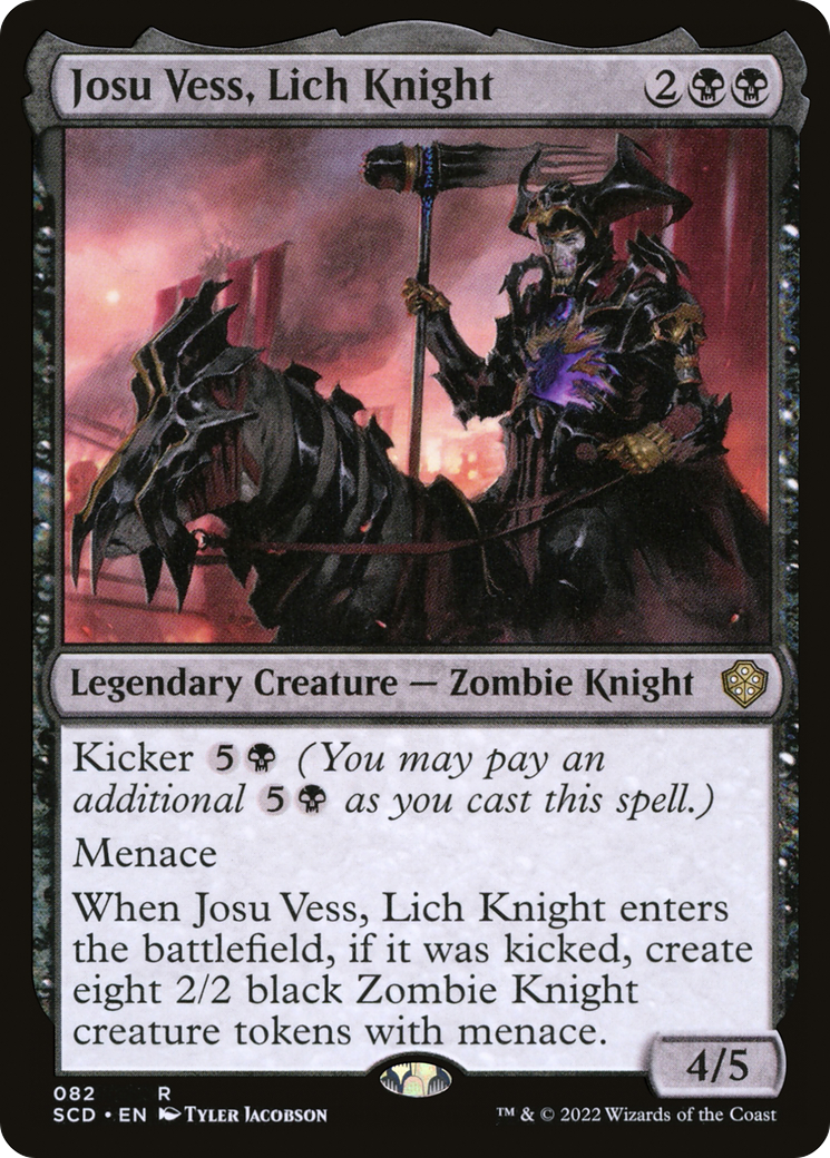 Josu Vess, Lich Knight [Starter Commander Decks] MTG Single Magic: The Gathering    | Red Claw Gaming