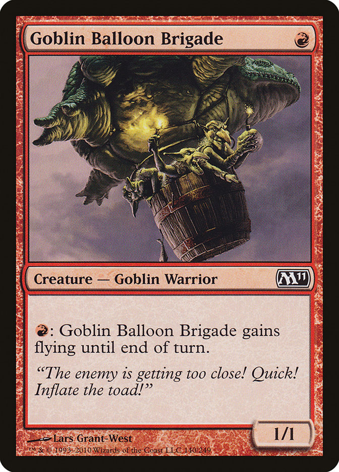 Goblin Balloon Brigade [Magic 2011] MTG Single Magic: The Gathering    | Red Claw Gaming