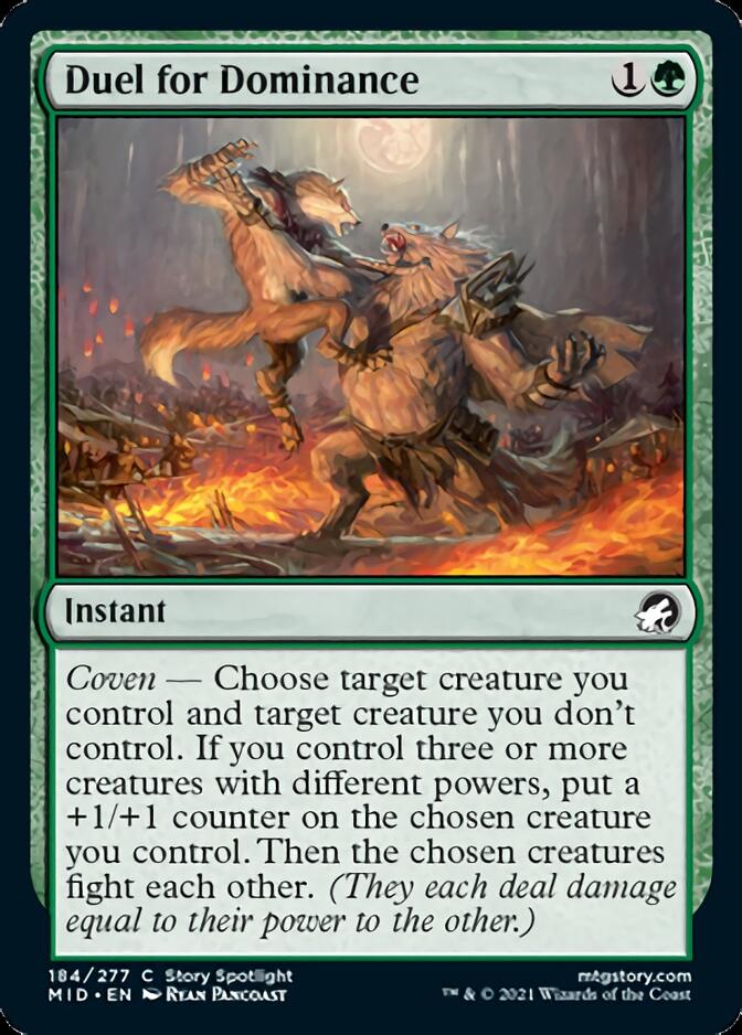 Duel for Dominance [Innistrad: Midnight Hunt] MTG Single Magic: The Gathering    | Red Claw Gaming