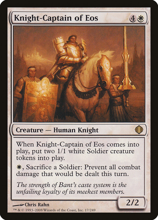 Knight-Captain of Eos [Shards of Alara] MTG Single Magic: The Gathering    | Red Claw Gaming