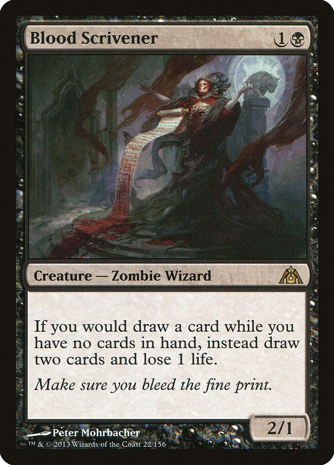 Blood Scrivener [Dragon's Maze] MTG Single Magic: The Gathering    | Red Claw Gaming