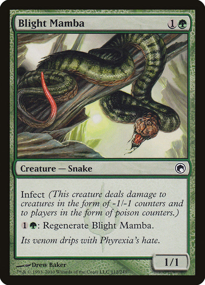 Blight Mamba [Scars of Mirrodin] MTG Single Magic: The Gathering    | Red Claw Gaming