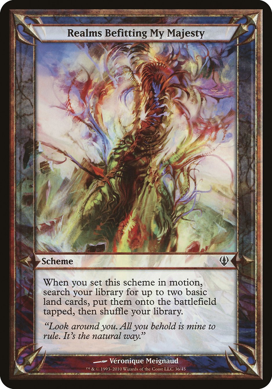 Realms Befitting My Majesty (Schemes) [Archenemy Schemes] MTG Single Magic: The Gathering    | Red Claw Gaming
