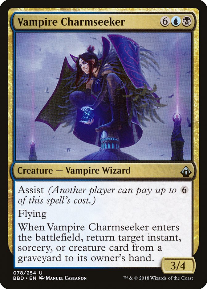 Vampire Charmseeker [Battlebond] MTG Single Magic: The Gathering    | Red Claw Gaming
