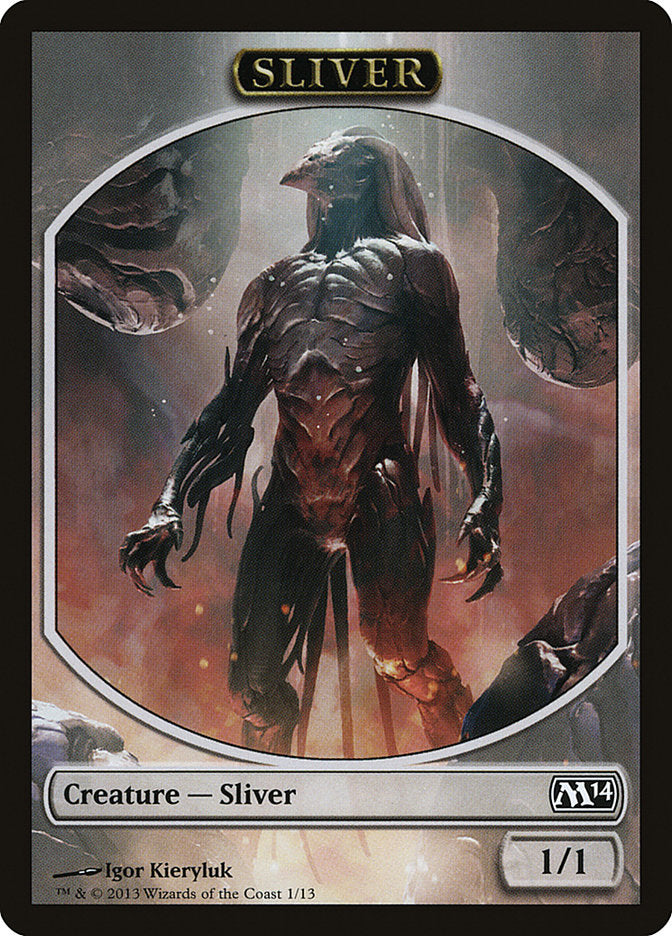 Sliver Token [Magic 2014 Tokens] MTG Single Magic: The Gathering    | Red Claw Gaming