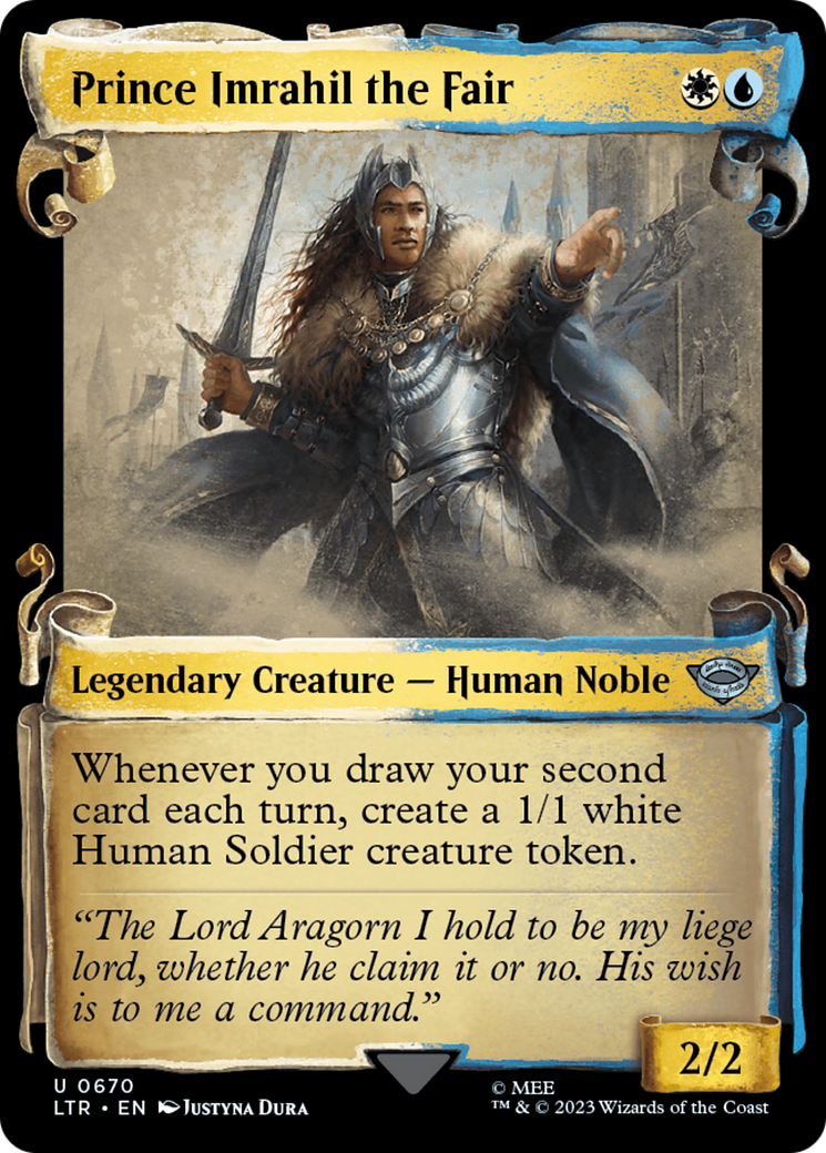 Prince Imrahil the Fair [The Lord of the Rings: Tales of Middle-Earth Showcase Scrolls] MTG Single Magic: The Gathering    | Red Claw Gaming