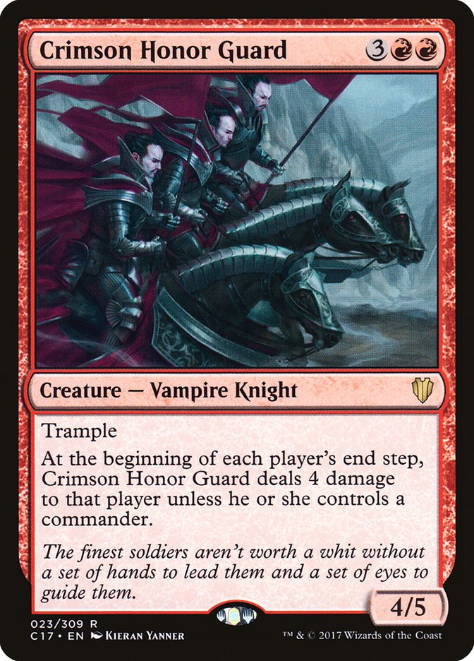 Crimson Honor Guard [Commander 2017] MTG Single Magic: The Gathering    | Red Claw Gaming