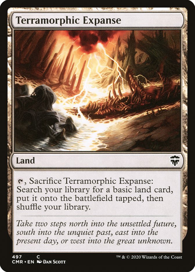 Terramorphic Expanse (497) [Commander Legends] MTG Single Magic: The Gathering    | Red Claw Gaming