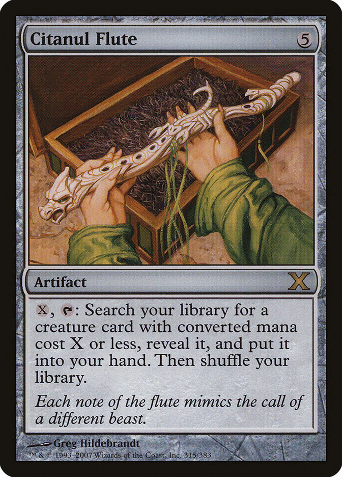 Citanul Flute [Tenth Edition] MTG Single Magic: The Gathering    | Red Claw Gaming