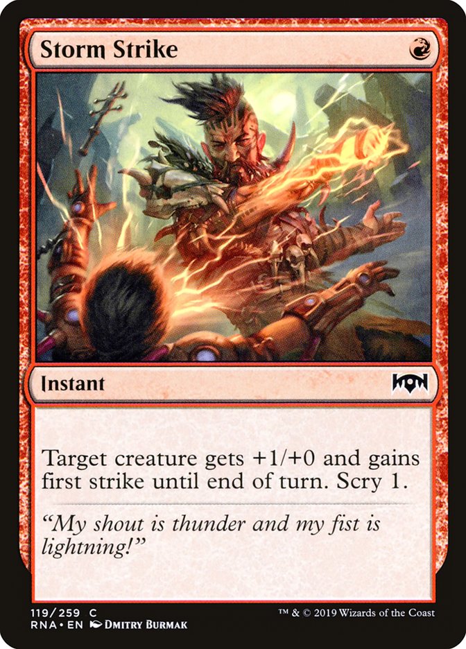 Storm Strike [Ravnica Allegiance] MTG Single Magic: The Gathering    | Red Claw Gaming