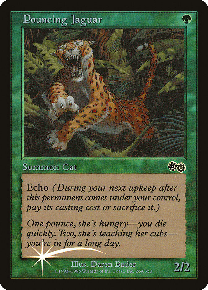 Pouncing Jaguar [Arena League 1999] MTG Single Magic: The Gathering    | Red Claw Gaming