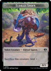 Eldrazi Spawn // Construct (0042) Double-Sided Token [Commander Masters Tokens] MTG Single Magic: The Gathering    | Red Claw Gaming