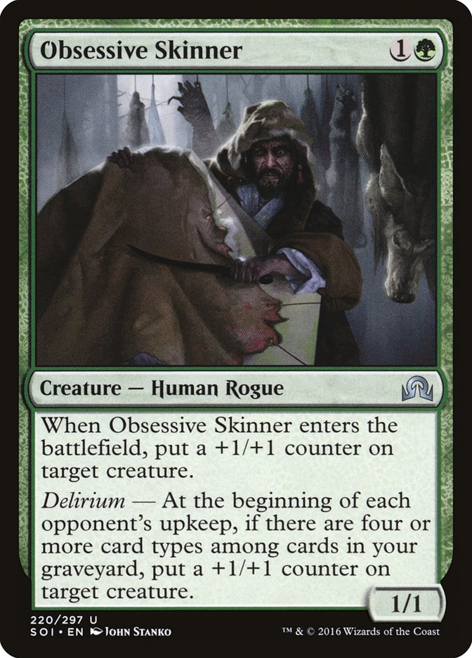 Obsessive Skinner [Shadows over Innistrad] MTG Single Magic: The Gathering    | Red Claw Gaming