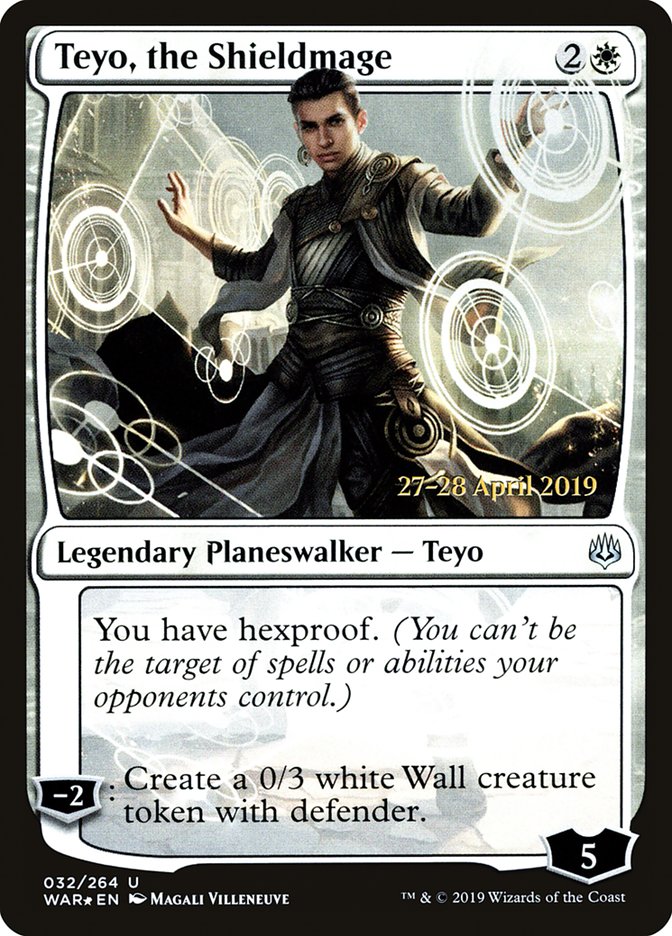 Teyo, the Shieldmage [War of the Spark Prerelease Promos] MTG Single Magic: The Gathering    | Red Claw Gaming
