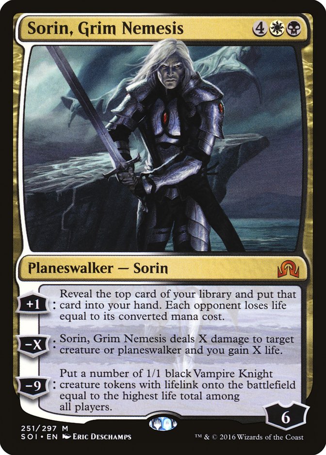 Sorin, Grim Nemesis [Shadows over Innistrad] MTG Single Magic: The Gathering    | Red Claw Gaming