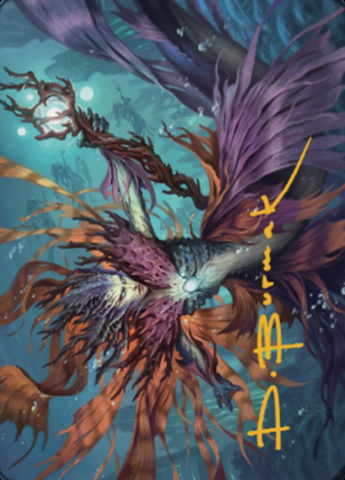 Vodalian Hexcatcher Art Card (Gold-Stamped Signature) [Dominaria United Art Series] MTG Single Magic: The Gathering    | Red Claw Gaming