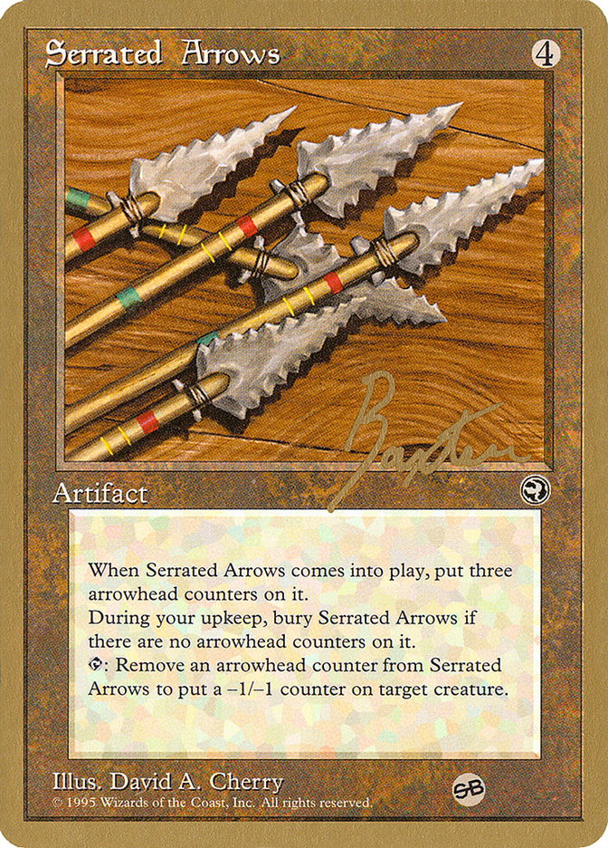 Serrated Arrows (George Baxter) (SB) [Pro Tour Collector Set] MTG Single Magic: The Gathering    | Red Claw Gaming