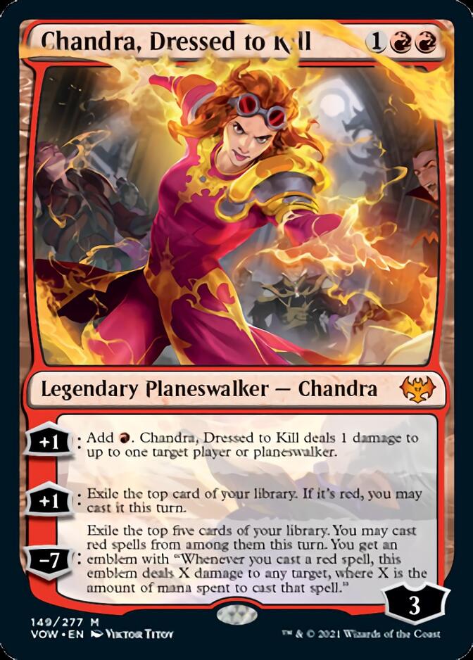Chandra, Dressed to Kill [Innistrad: Crimson Vow] MTG Single Magic: The Gathering    | Red Claw Gaming
