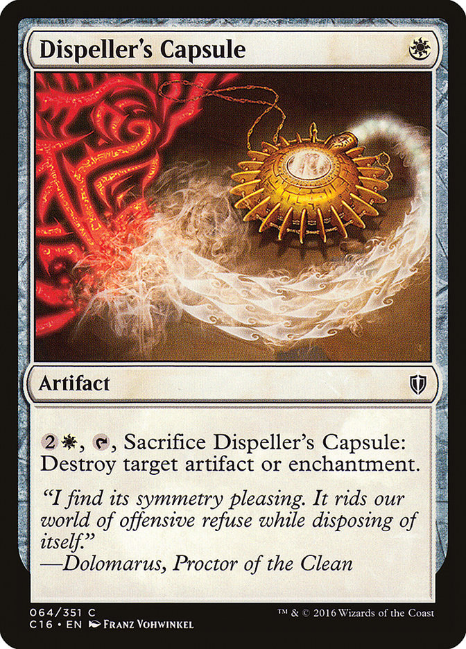 Dispeller's Capsule [Commander 2016] MTG Single Magic: The Gathering    | Red Claw Gaming