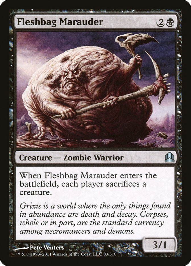 Fleshbag Marauder [Commander 2011] MTG Single Magic: The Gathering    | Red Claw Gaming