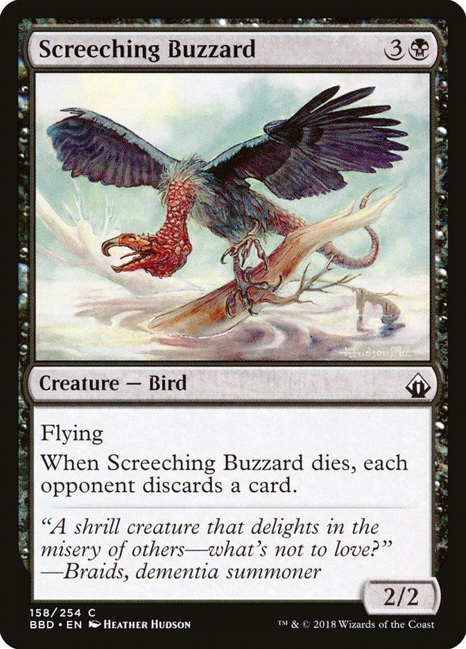Screeching Buzzard [Battlebond] MTG Single Magic: The Gathering    | Red Claw Gaming