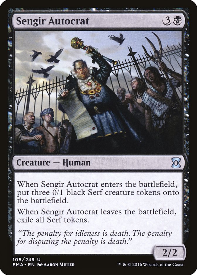 Sengir Autocrat [Eternal Masters] MTG Single Magic: The Gathering    | Red Claw Gaming