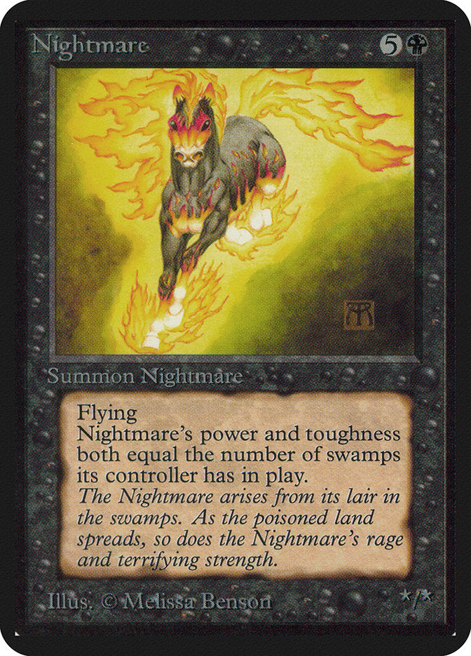 Nightmare [Alpha Edition] MTG Single Magic: The Gathering    | Red Claw Gaming