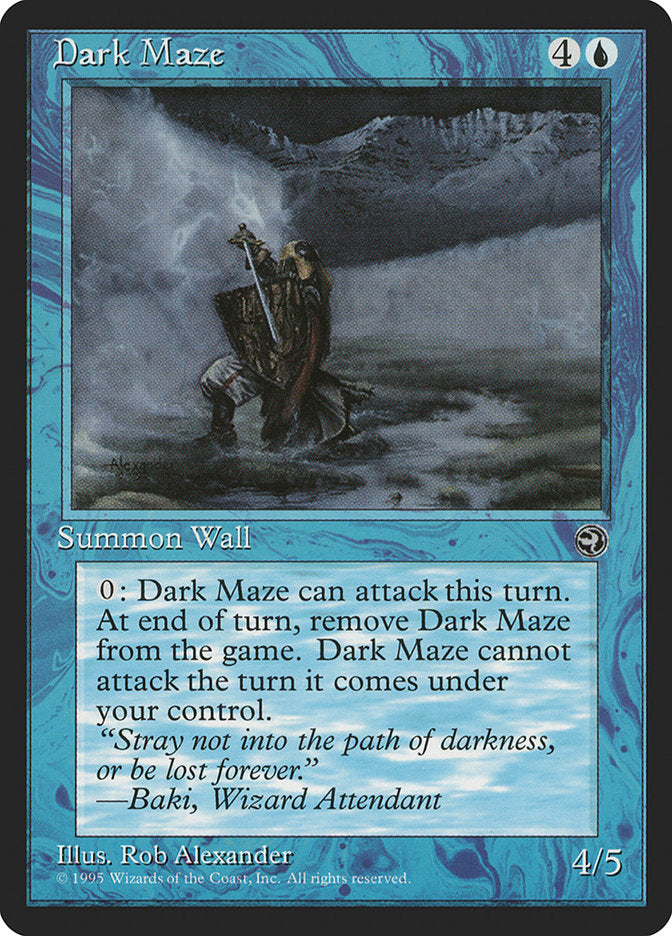 Dark Maze (Baki Flavor Text) [Homelands] MTG Single Magic: The Gathering    | Red Claw Gaming