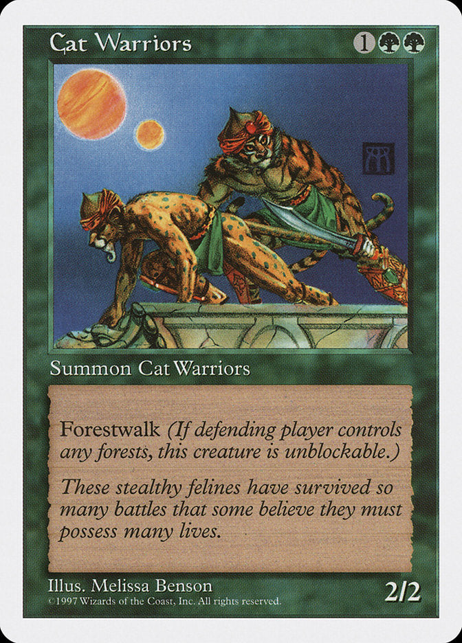 Cat Warriors [Fifth Edition] MTG Single Magic: The Gathering    | Red Claw Gaming
