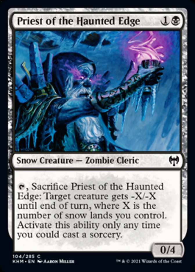 Priest of the Haunted Edge [Kaldheim] MTG Single Magic: The Gathering    | Red Claw Gaming