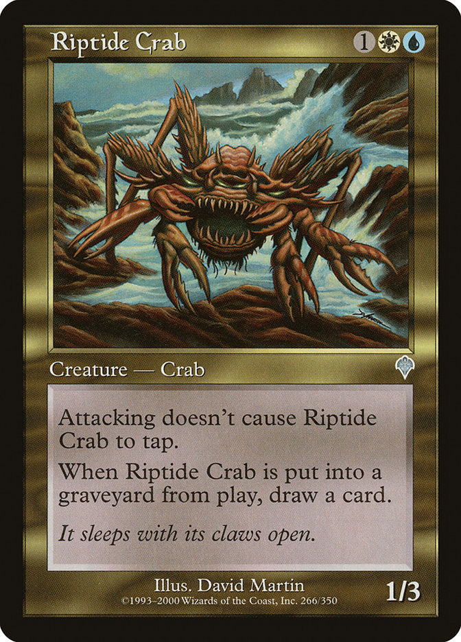 Riptide Crab [Invasion] MTG Single Magic: The Gathering    | Red Claw Gaming