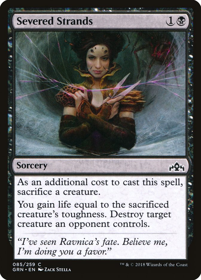 Severed Strands [Guilds of Ravnica] MTG Single Magic: The Gathering    | Red Claw Gaming