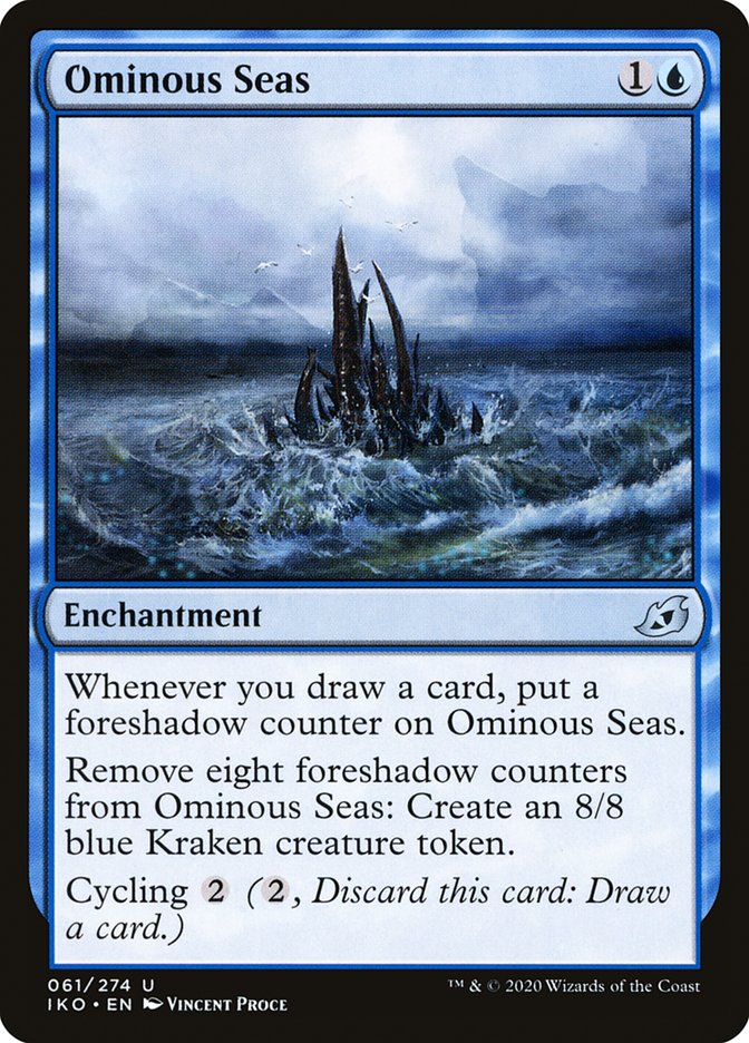 Ominous Seas [Ikoria: Lair of Behemoths] MTG Single Magic: The Gathering    | Red Claw Gaming