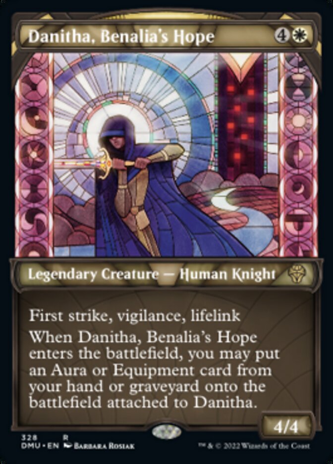 Danitha, Benalia's Hope (Showcase Textured) [Dominaria United] MTG Single Magic: The Gathering    | Red Claw Gaming
