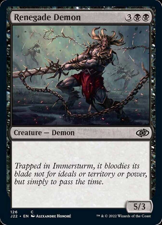 Renegade Demon [Jumpstart 2022] MTG Single Magic: The Gathering    | Red Claw Gaming
