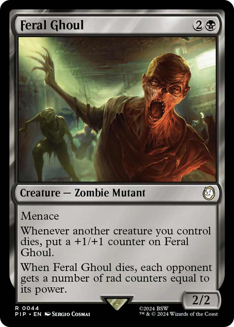 Feral Ghoul [Fallout] MTG Single Magic: The Gathering    | Red Claw Gaming