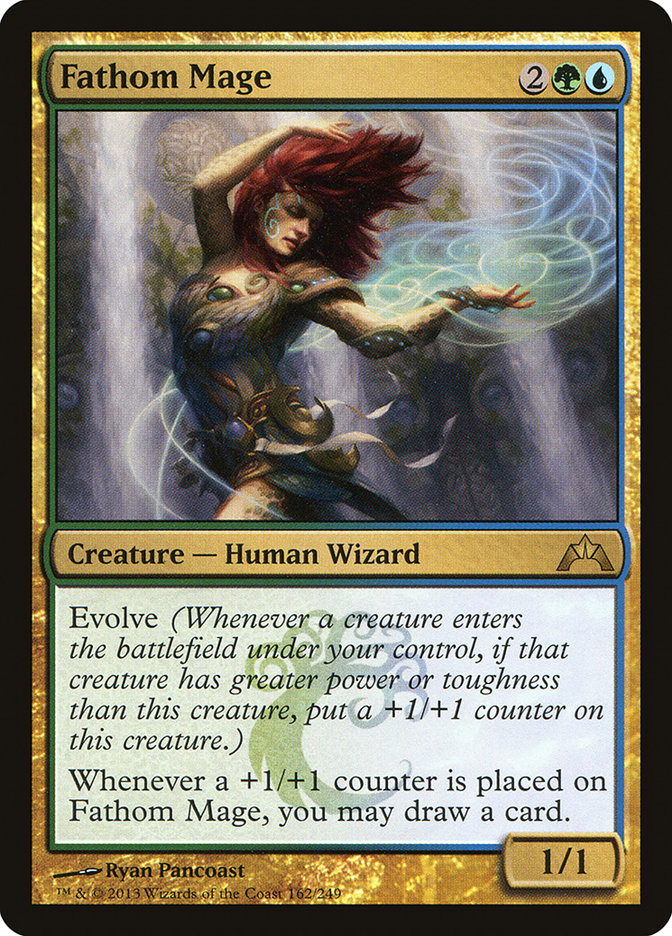 Fathom Mage [Gatecrash] MTG Single Magic: The Gathering    | Red Claw Gaming