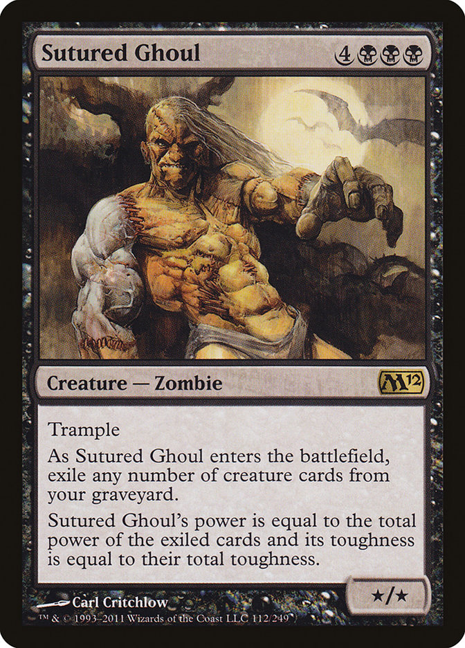 Sutured Ghoul [Magic 2012] MTG Single Magic: The Gathering    | Red Claw Gaming