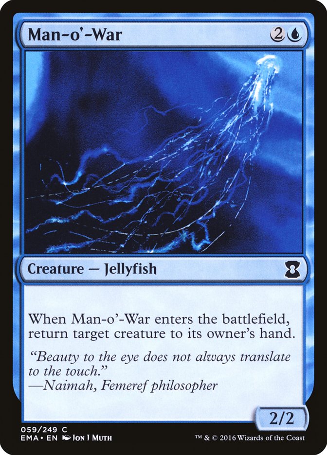 Man-o'-War [Eternal Masters] MTG Single Magic: The Gathering    | Red Claw Gaming