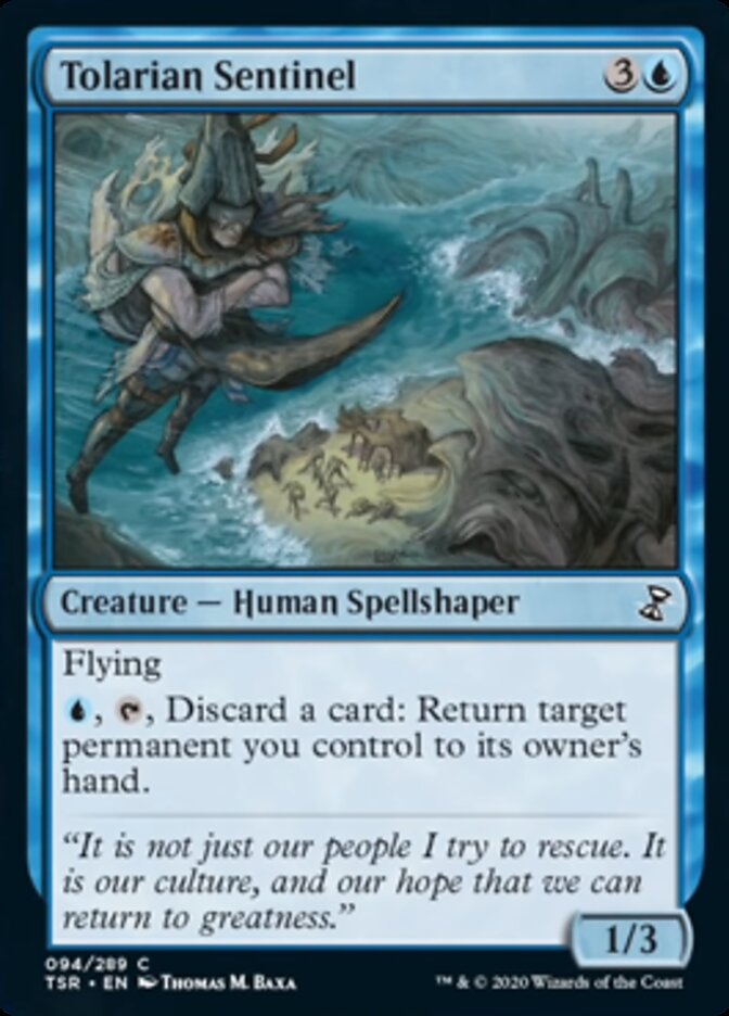 Tolarian Sentinel [Time Spiral Remastered] MTG Single Magic: The Gathering    | Red Claw Gaming