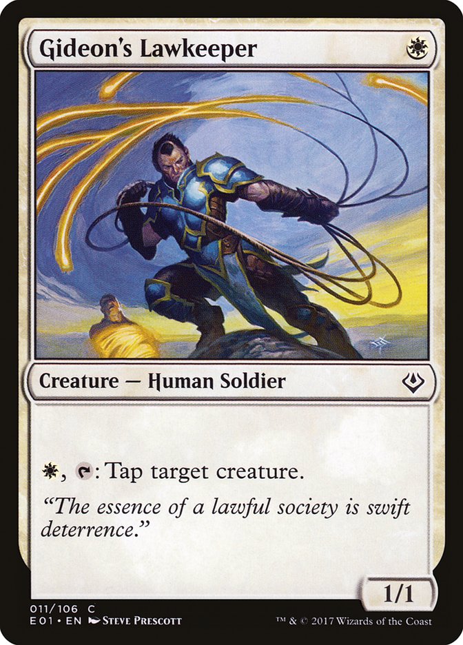Gideon's Lawkeeper [Archenemy: Nicol Bolas] MTG Single Magic: The Gathering    | Red Claw Gaming