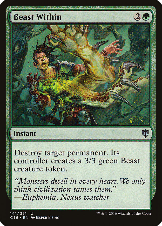 Beast Within [Commander 2016] MTG Single Magic: The Gathering    | Red Claw Gaming