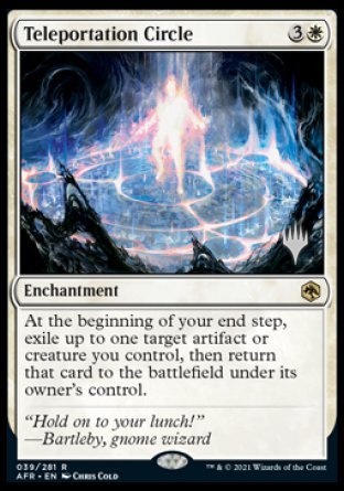 Teleportation Circle (Promo Pack) [Dungeons & Dragons: Adventures in the Forgotten Realms Promos] MTG Single Magic: The Gathering    | Red Claw Gaming