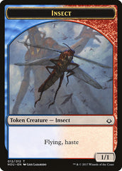 Dreamstealer // Insect Double-Sided Token [Hour of Devastation Tokens] MTG Single Magic: The Gathering    | Red Claw Gaming