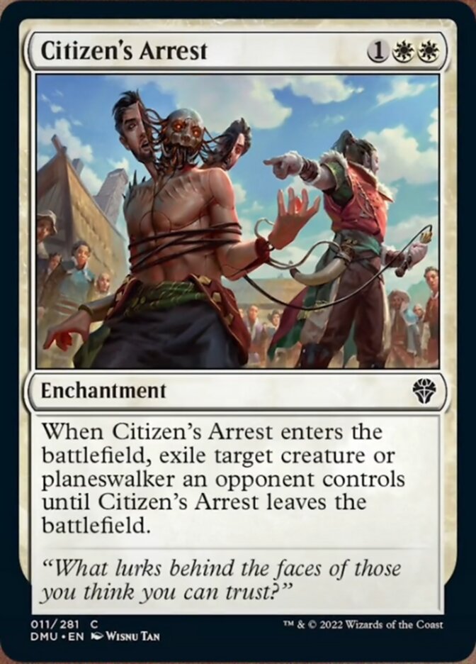 Citizen's Arrest [Dominaria United] MTG Single Magic: The Gathering    | Red Claw Gaming