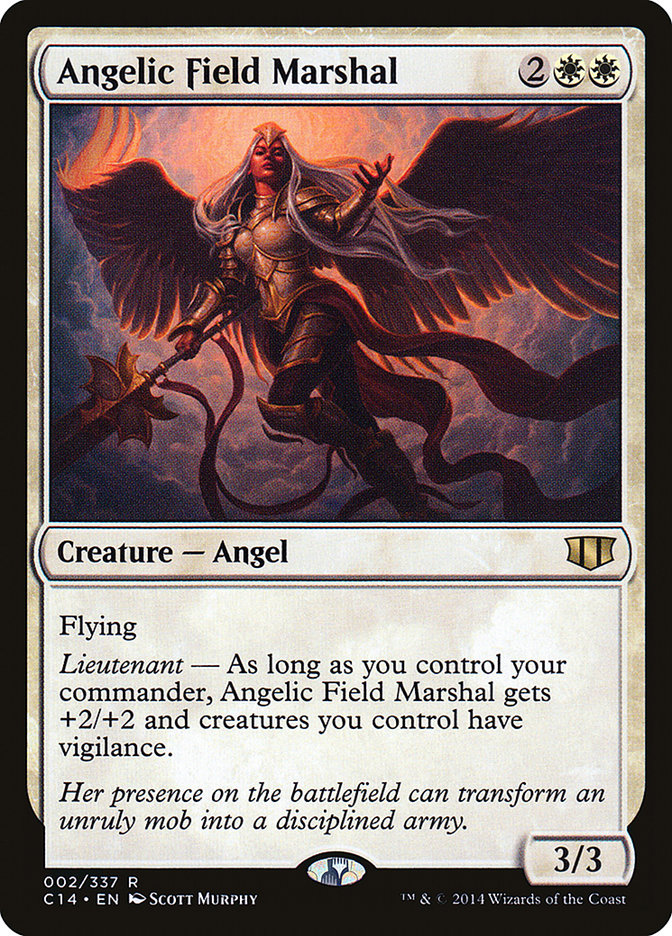 Angelic Field Marshal [Commander 2014] MTG Single Magic: The Gathering    | Red Claw Gaming