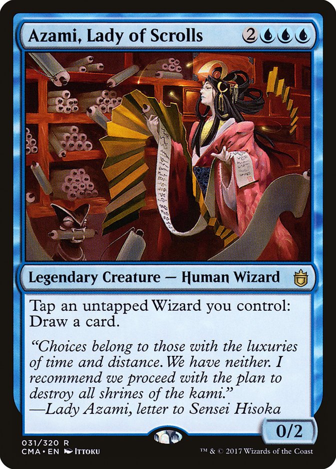 Azami, Lady of Scrolls [Commander Anthology] MTG Single Magic: The Gathering    | Red Claw Gaming