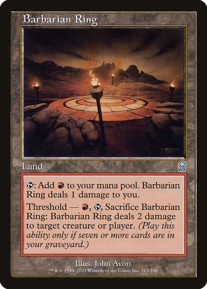 Barbarian Ring [Odyssey] MTG Single Magic: The Gathering    | Red Claw Gaming