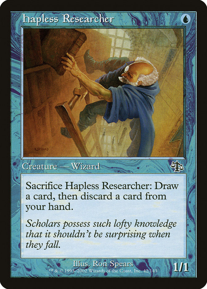 Hapless Researcher [Judgment] MTG Single Magic: The Gathering    | Red Claw Gaming