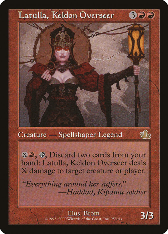 Latulla, Keldon Overseer [Prophecy] MTG Single Magic: The Gathering    | Red Claw Gaming